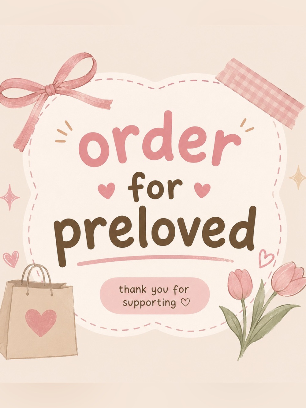 Order for at preloved